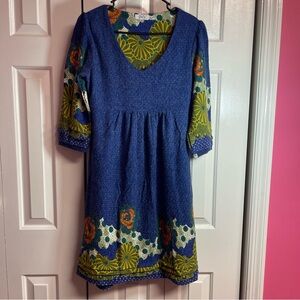 Dily‎ | Sweater Dress | Blue Medium E4